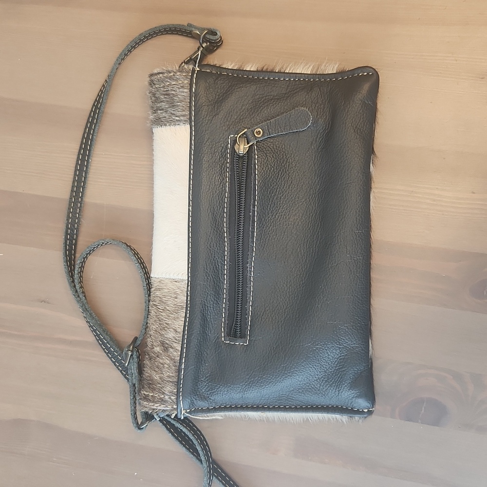 Myra Patchwork Leather Crossbody Bag - image 5